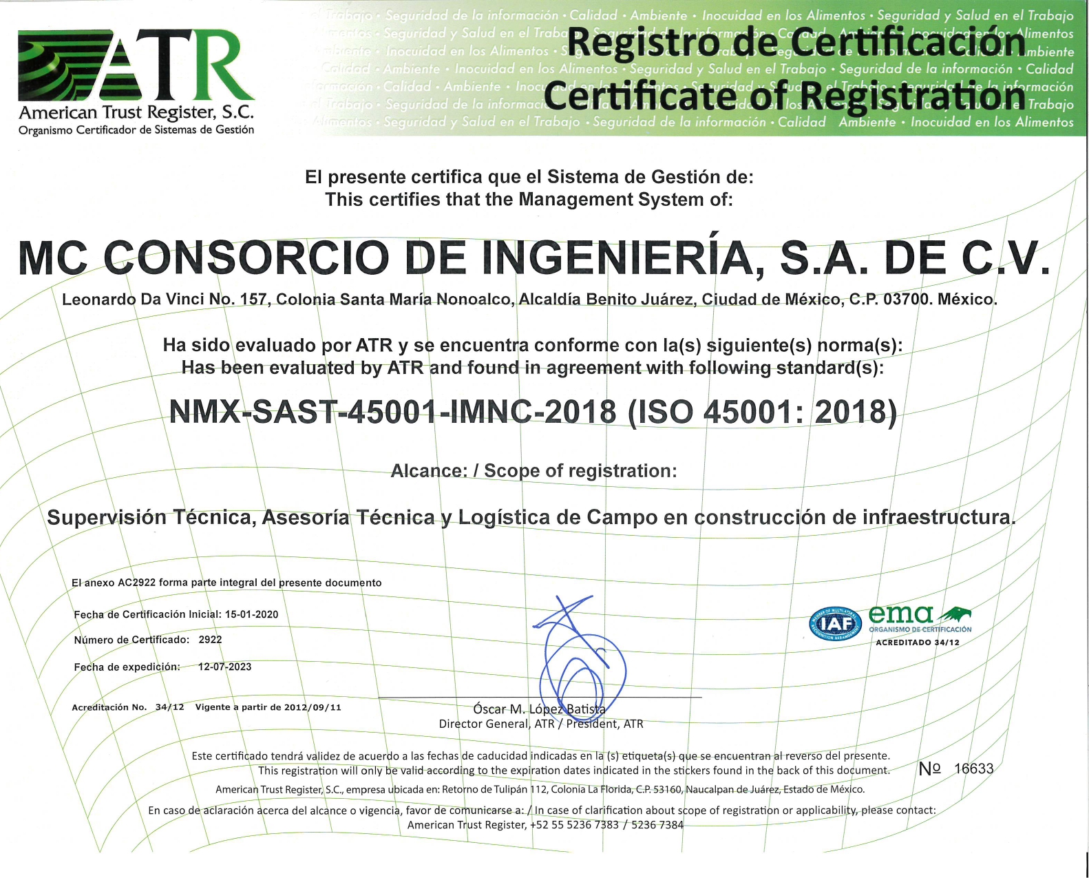 MC-Consorcio-de-Ingeniería-Reseña-Certificado-ATR-2018